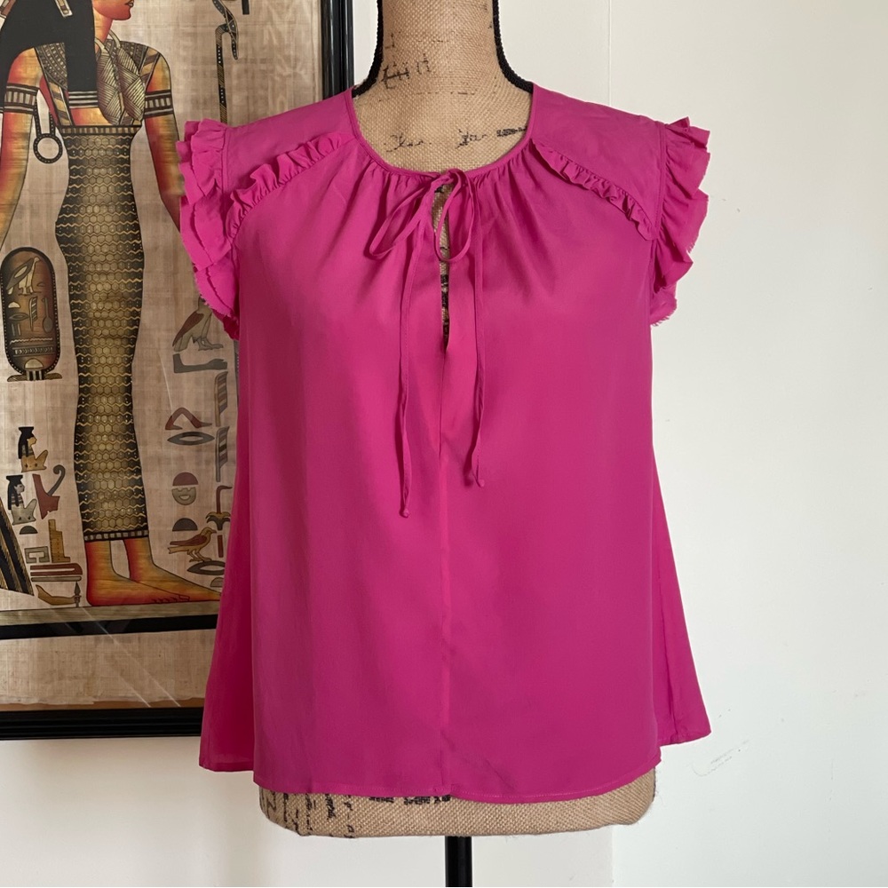 Pinko pink blouse top size 4